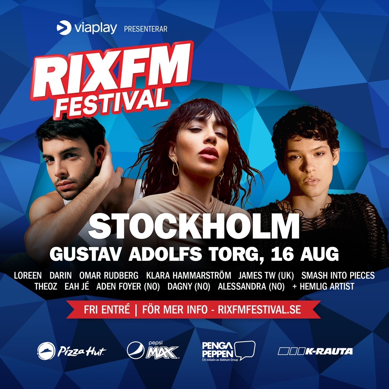 Rix FM festivalen gästar Kulturfestivalen